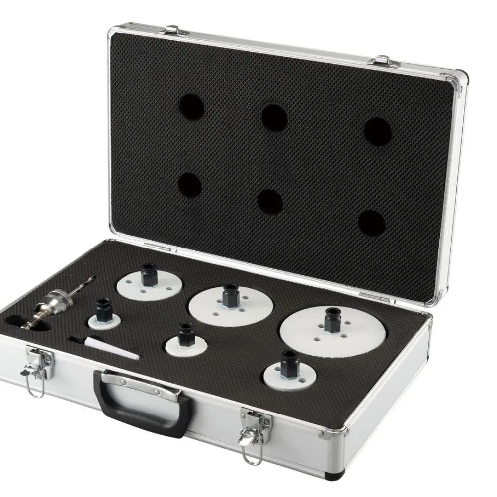 Makita E-15796 Ezychange Holesaw Set Of 8 Piece In Aluminium Case 1
