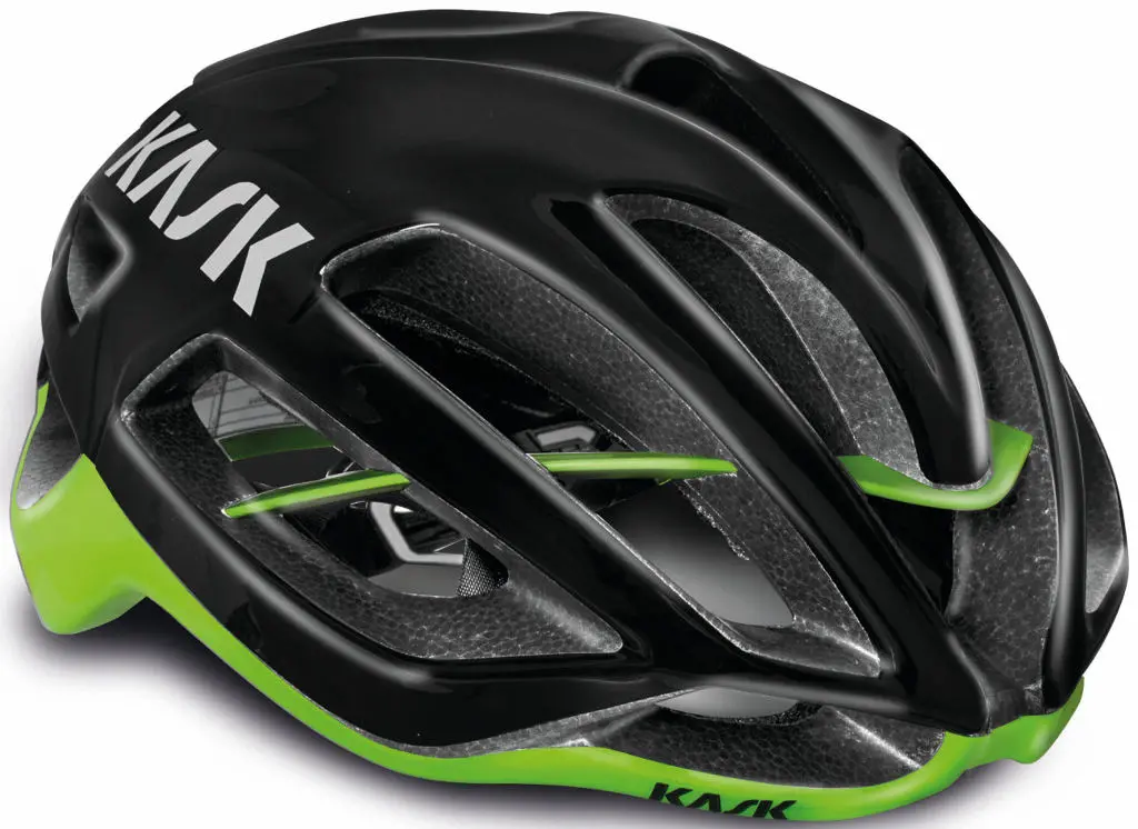 Kask Protone Road Helmet Black/Lime, Size M 1