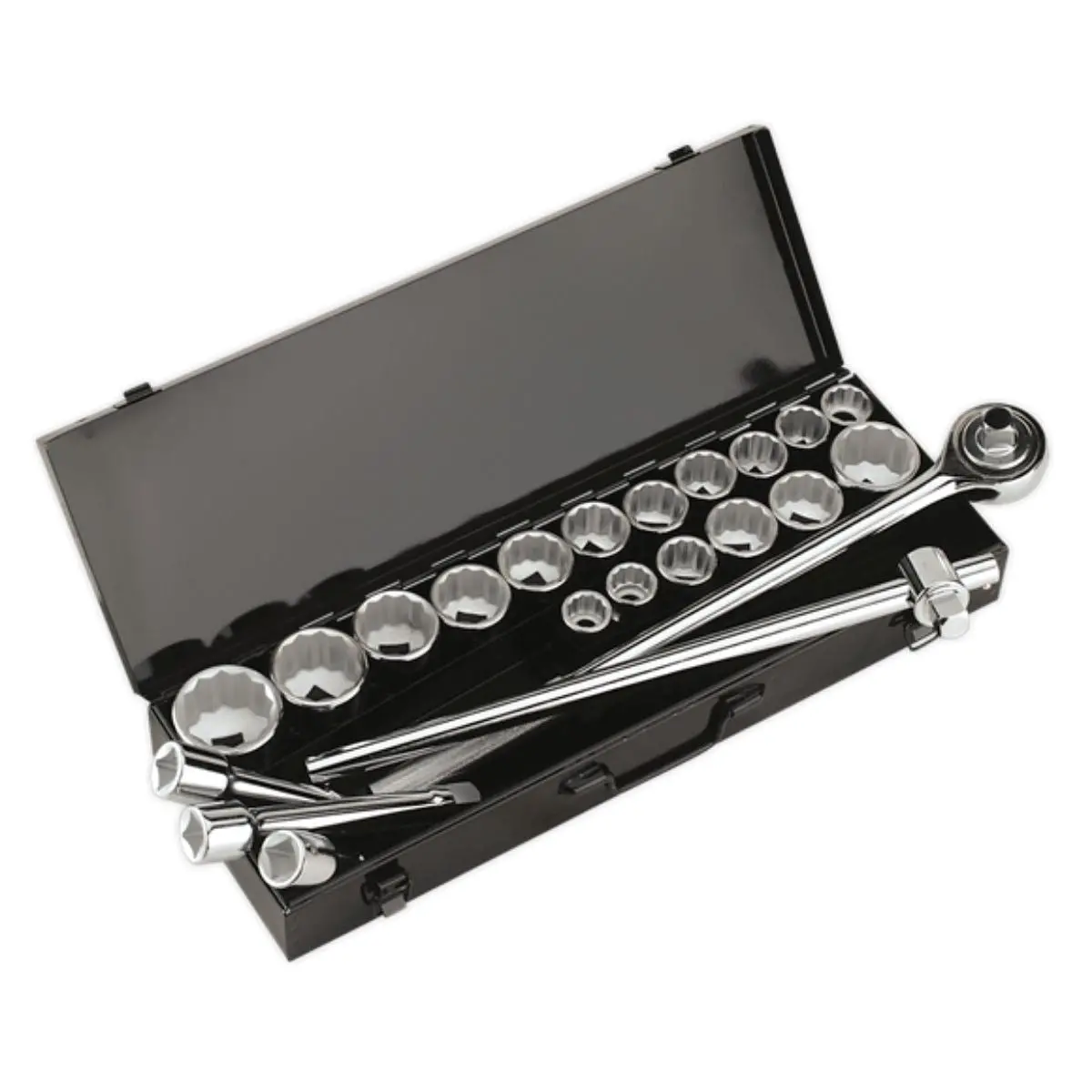 Sealey Ak259/Crv 3/4"Sq Drive Walldrive® Socket Set 22Pc 1