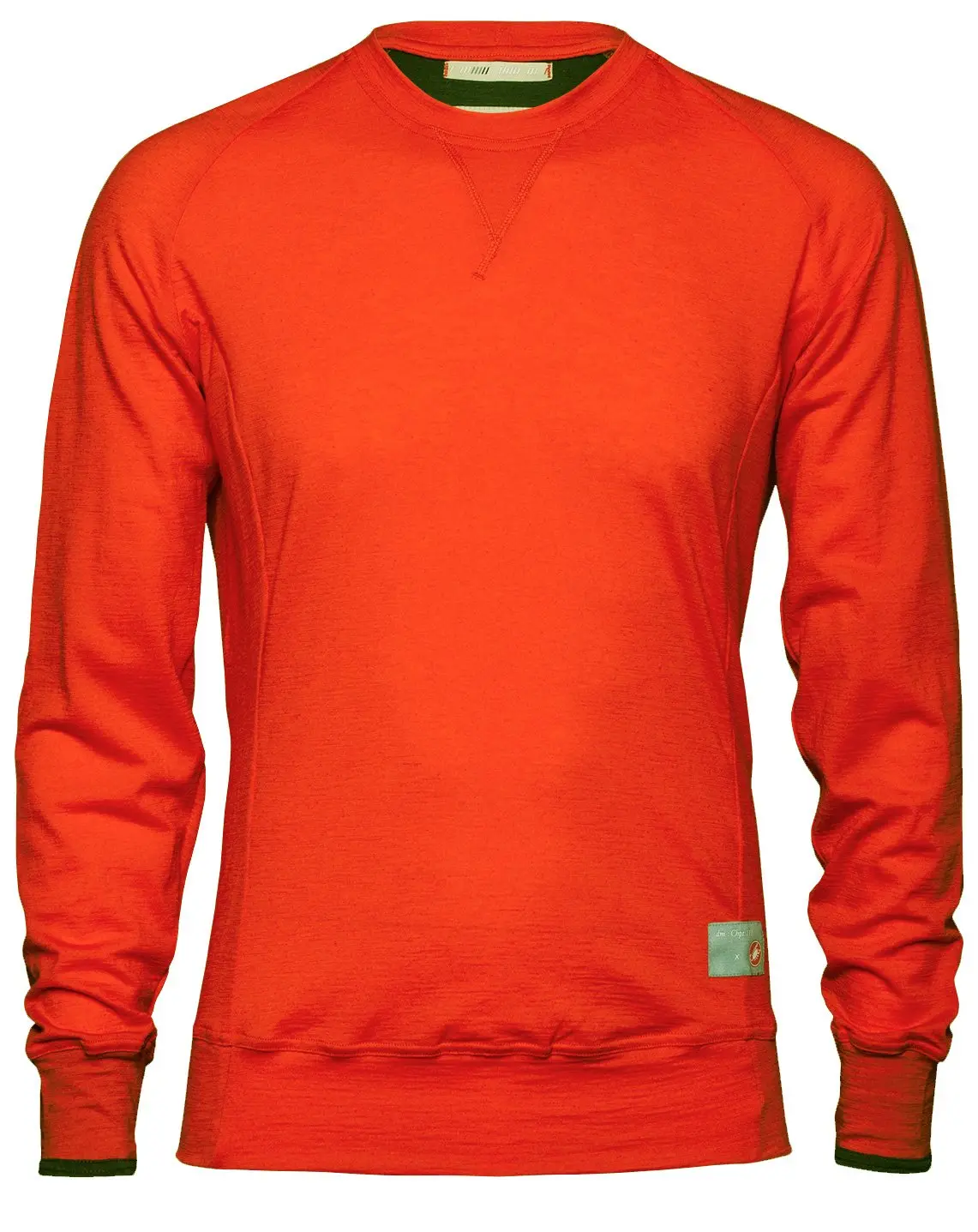 Castelli Chpt3 Long Sleeve Winter Base Layer 1.82 Jersey, Fire Red - Size 44 1