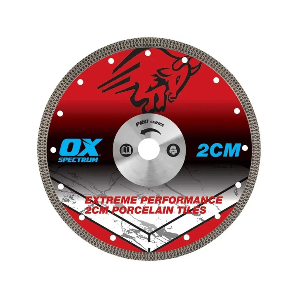 Ox Pro 2Cm Porcelain Tile & Stone Cutting Blade 250Mm 2Cm-250/25 1