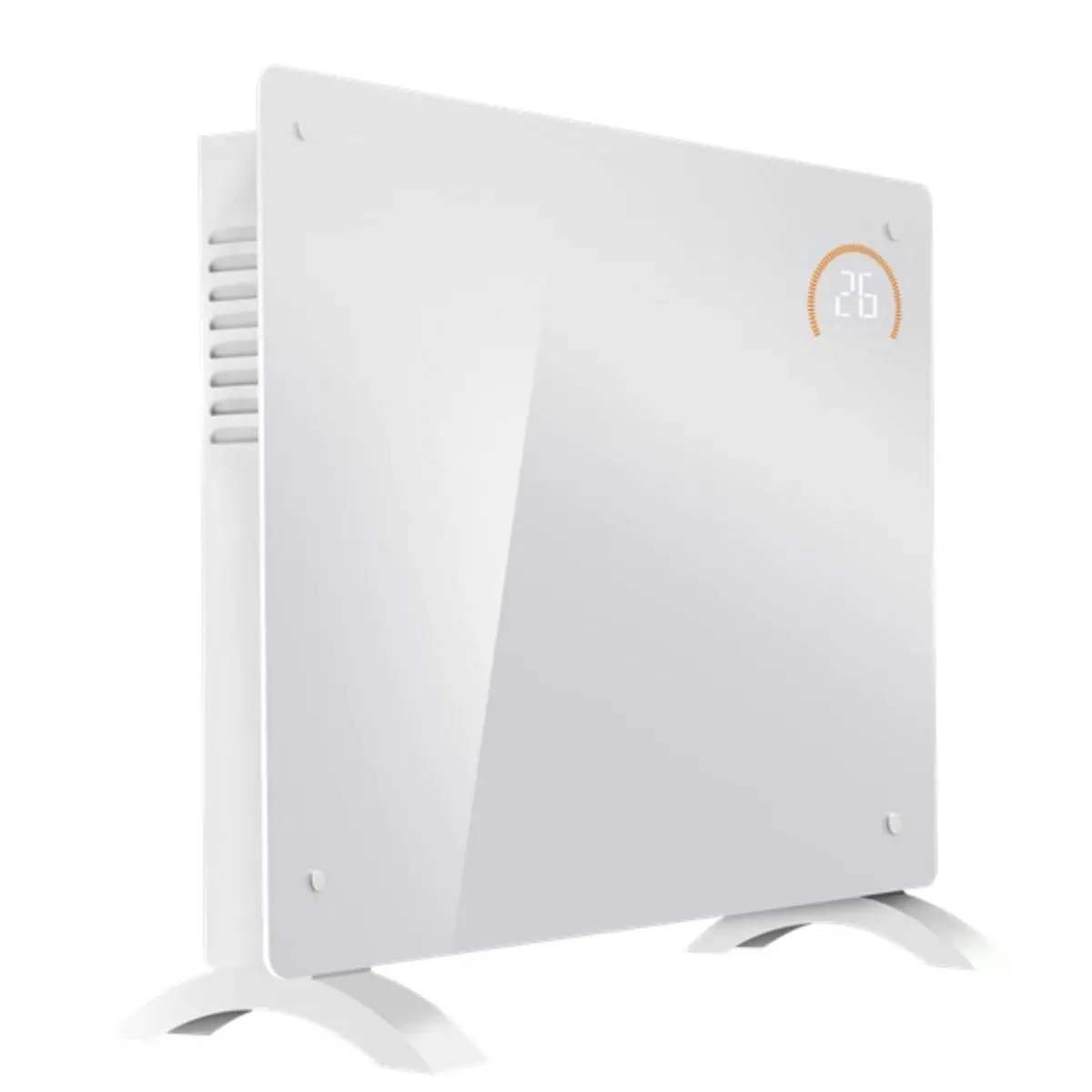 Sealey Dh138 Baridi Electric Glass Panel Heater White 1500W 1