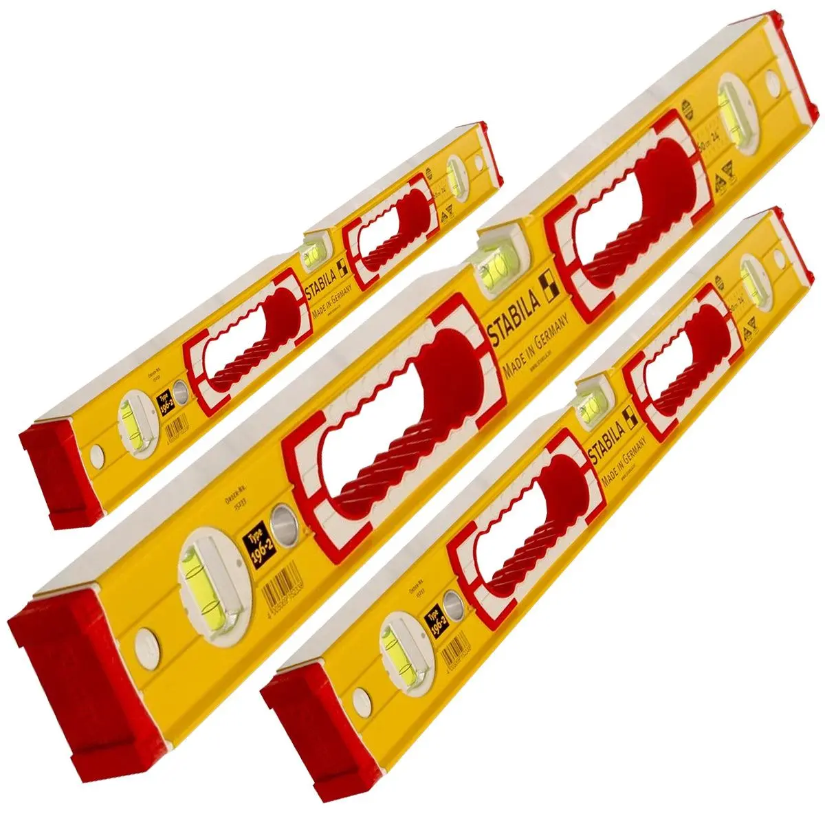 Stabila 196-2 Spirit Combi Levels 600Mm, 1200Mm And 1800Mm 1