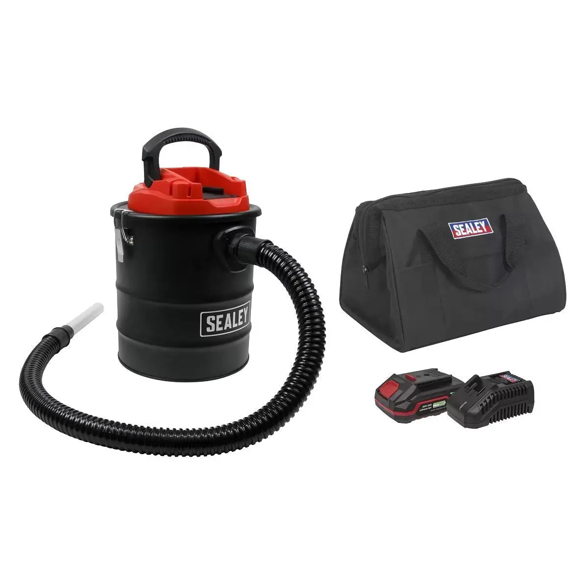 Sealey Cp20vavkit1 20V Handheld Ash 15L Vacuum Cleaner Kit With Battery & Charger 1