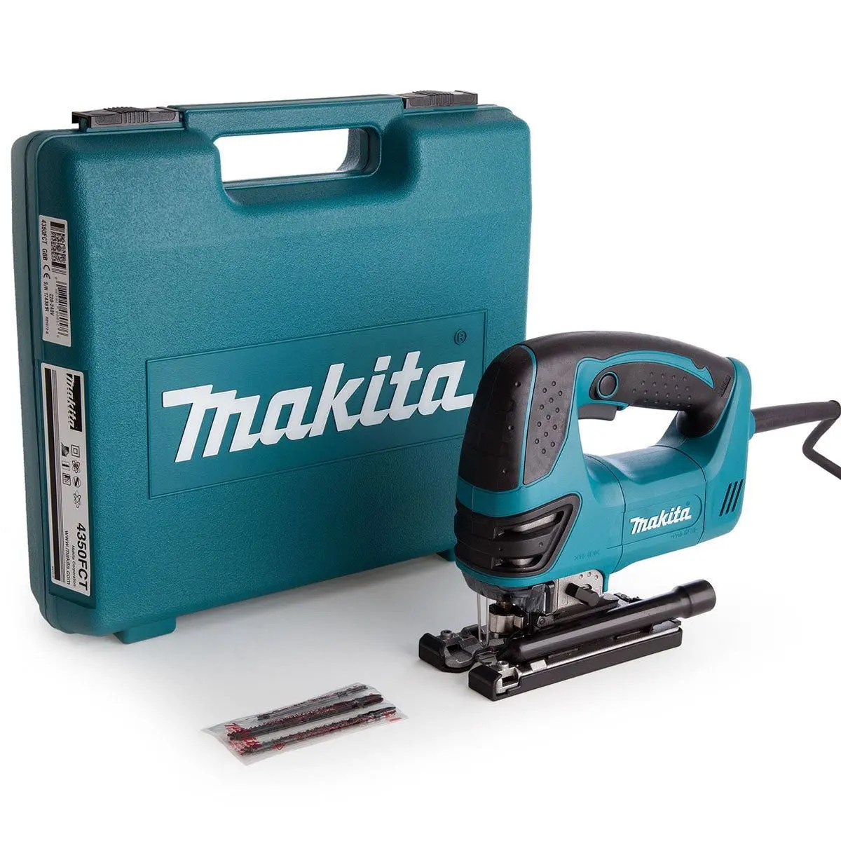 Makita 4350Fct/1 Orbital Jigsaw Tool-Less Blade Change With Job Light 110V/720W 1