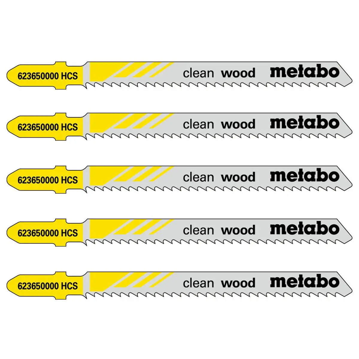 Metabo T101br Jigsaw Blades Pack Of 5 623650000 1
