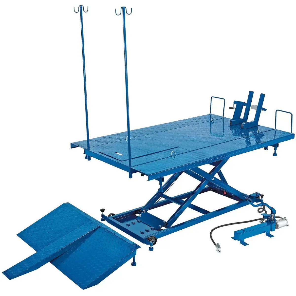 Draper Mcl4 Pneumatic/Hydraulic Motorcycle/Atv Small Garden Machinery Lift 680Kg 37190 1