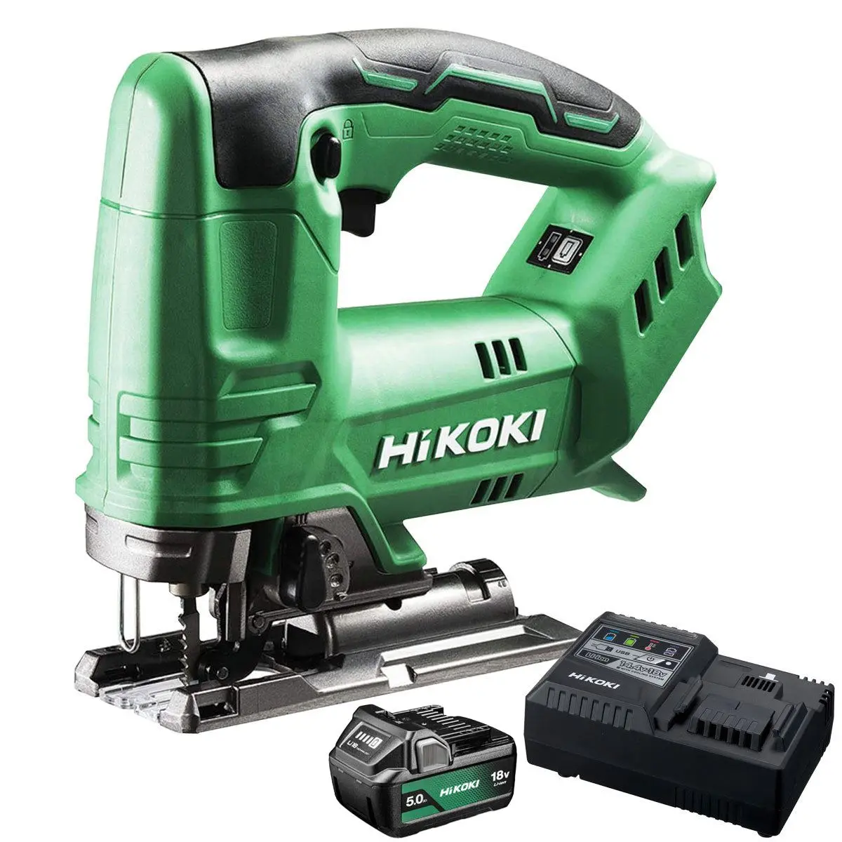 Hikoki Cj18daw2z 18V Cordless Top Handle Jigsaw With 1 X 5.0Ah Battery & Charger 1
