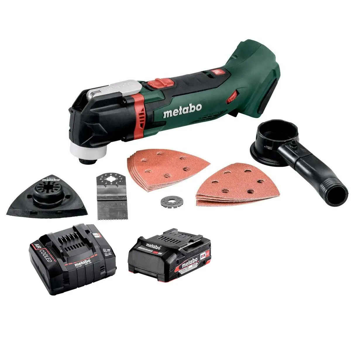 Metabo Mt 18 Ltx 18V Multi-Tool With 1 X 2.0Ah Battery Charger & Accessories 1