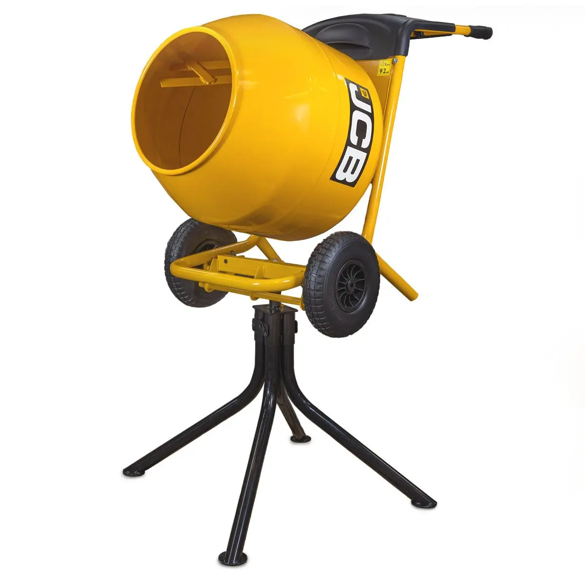 Jcb Cm150e Electric 134L Seam Welded Cement Mixer 550W 100L Working Capacity 230V 1