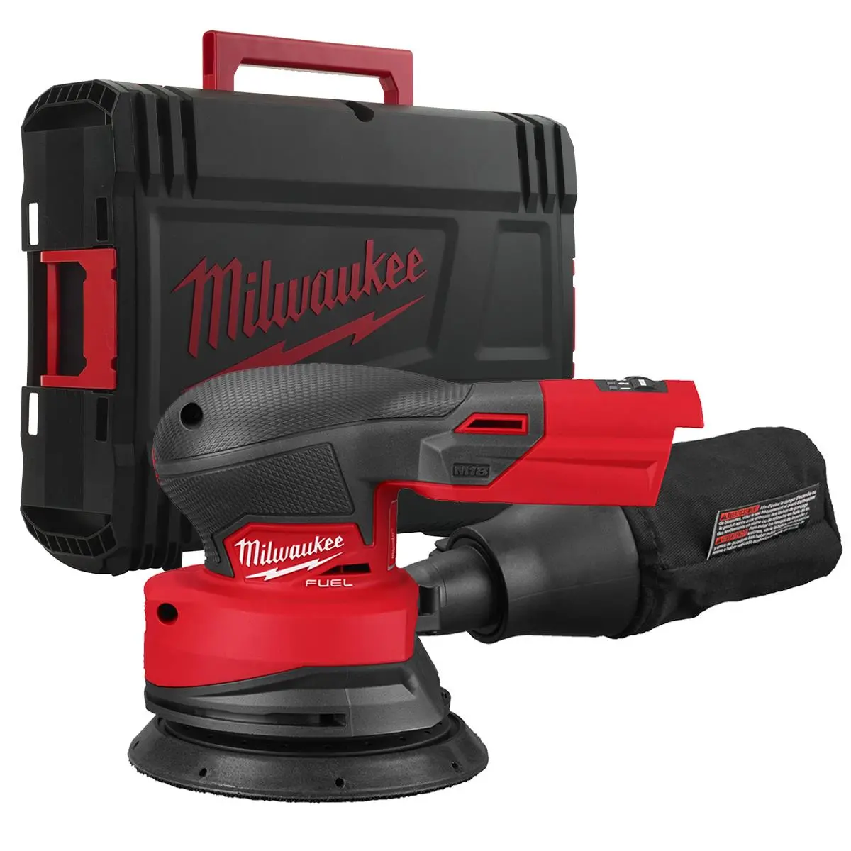 Milwaukee M18fros125-0X 18V M18 Fuel Brushless 125Mm Random Orbital Sander Body Only & Case 4933498253 1