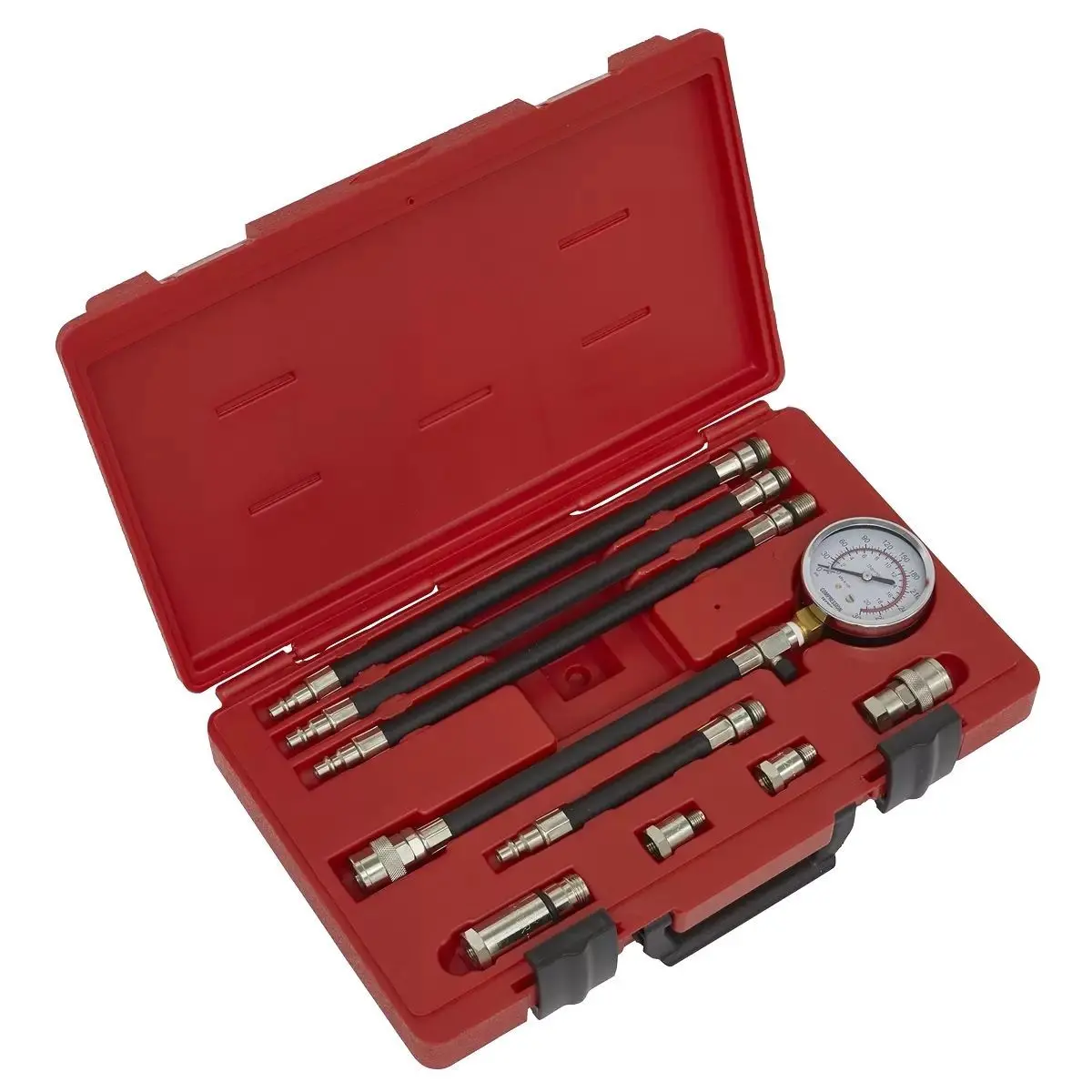 Sealey Vse206 Petrol Compression Test Kit 10Pc 1