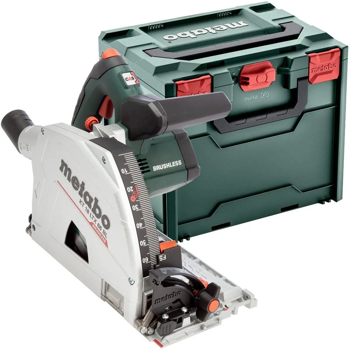 Metabo Kt 18 Ltx 66 Bl 18V Brushless Plunge Cut Circular Saw Body Only In Metabox 601866840 1