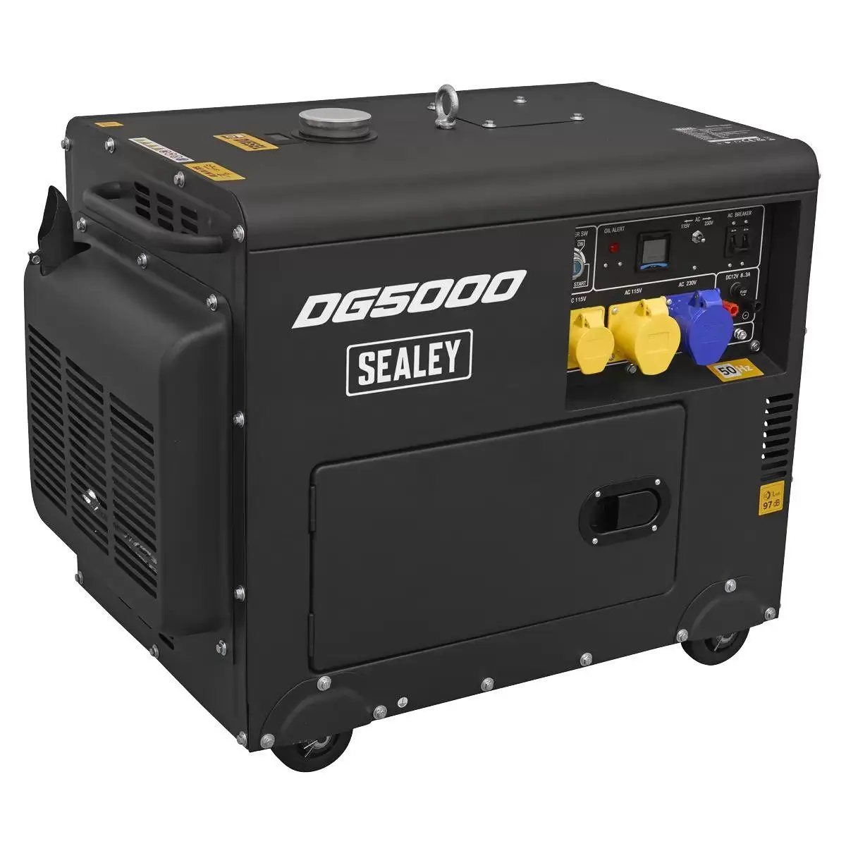 Sealey Dg5000 4-Stroke Diesel Generator 230V/5000W 1