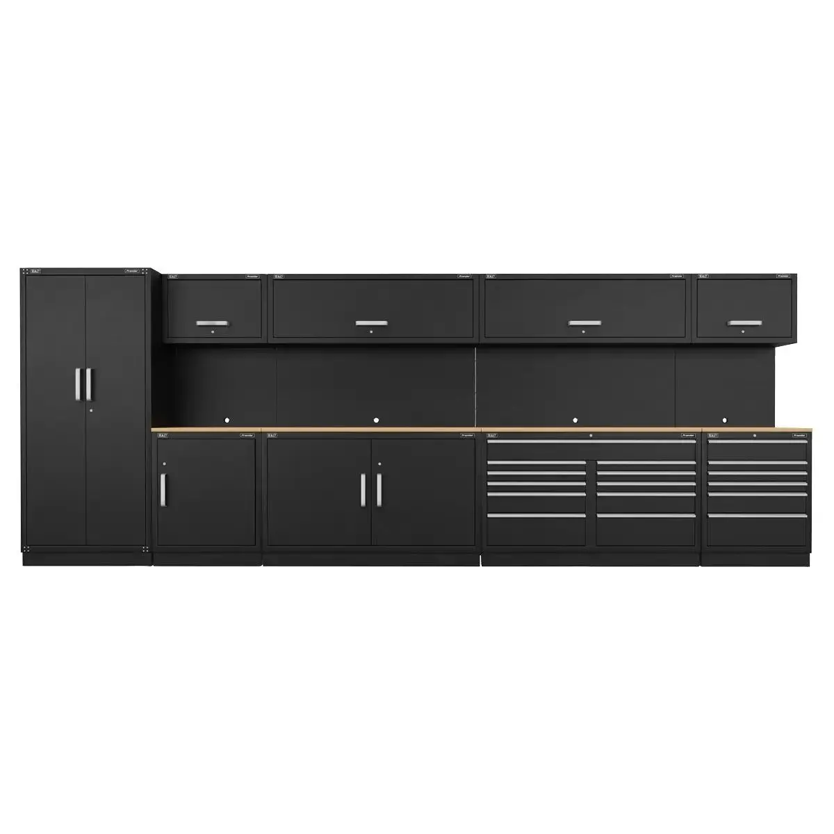 Sealey Apmsoak Modular Workshop Storage Combination Oak Worktop 1