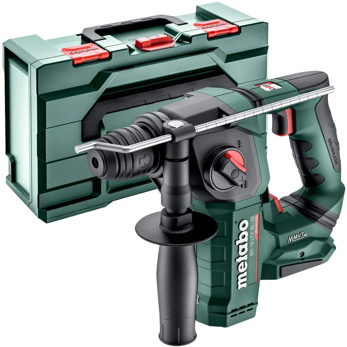 Metabo Bh 18 Ltx Bl 16 18V Brushless Sds+ Rotary Hammer Body Only In Metabox 600324840 1