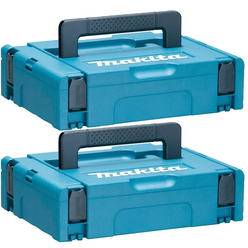Makita 821549-5 Type 1 Makpac Connector Stacking Small Case No Inlay Twin Pack 1