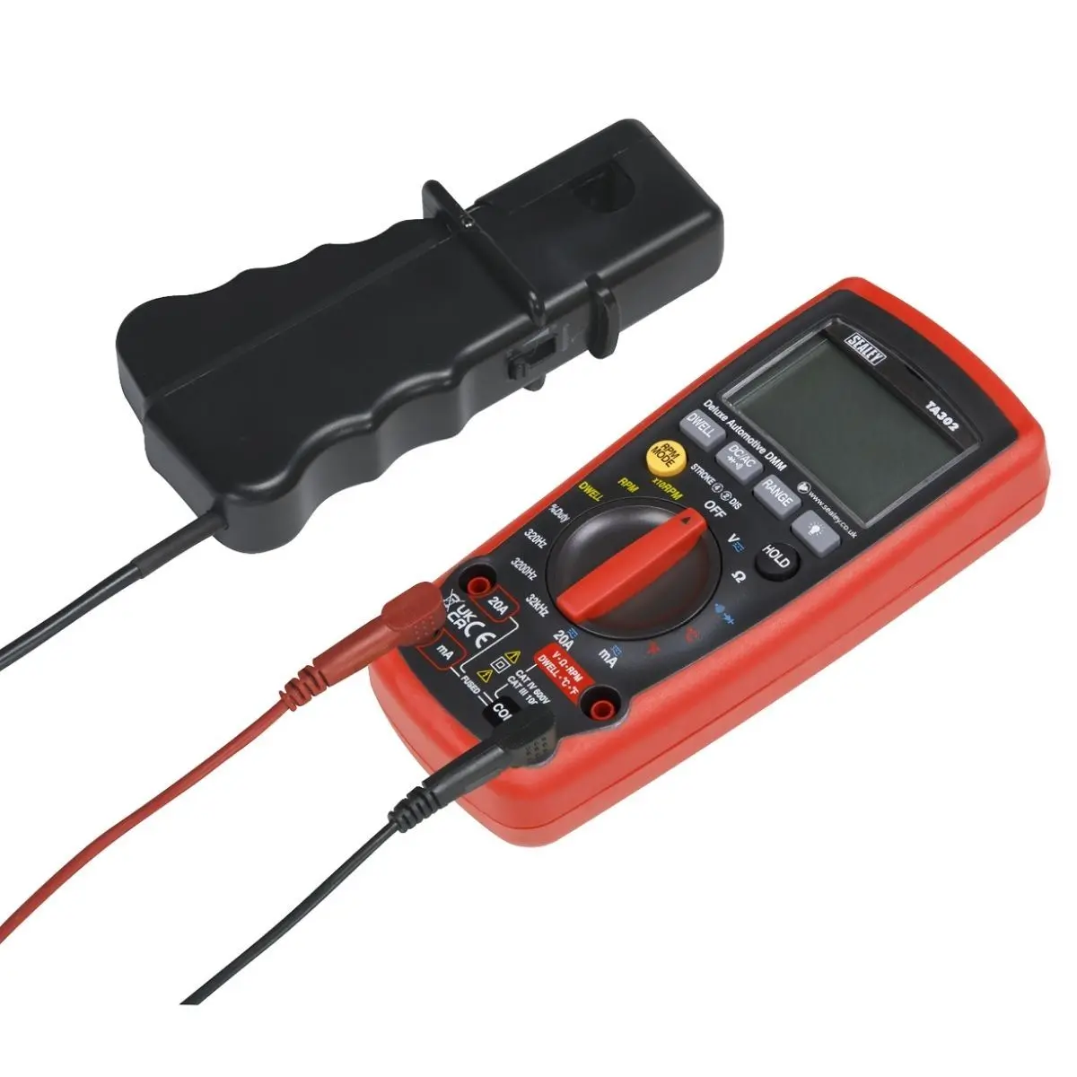 Sealey Ta302 Digital Automotive Analyser 12-Function With Inductive Coupler 1