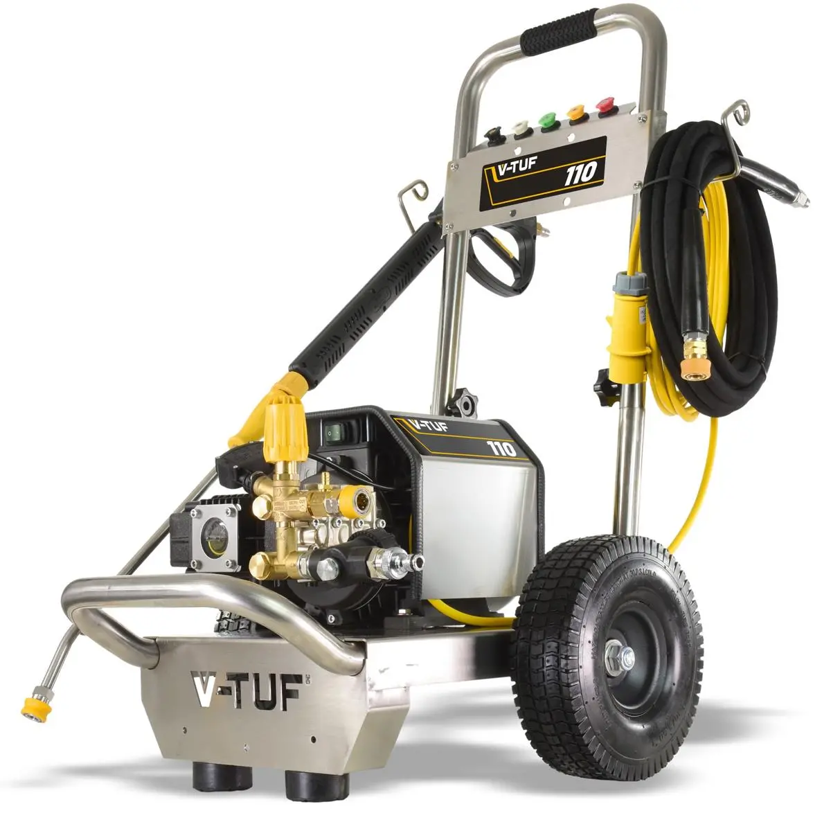 V-Tuf Vtuf110 12L/Min Compact, Industrial, Mobile Electric Site Pressure Washer 1450Psi & 100Bar 1
