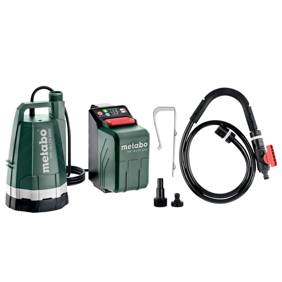 Metabo Tpf 18 Ltx 2200 18V Submersible & Rain Barrel Pump Body Only 601729850 1