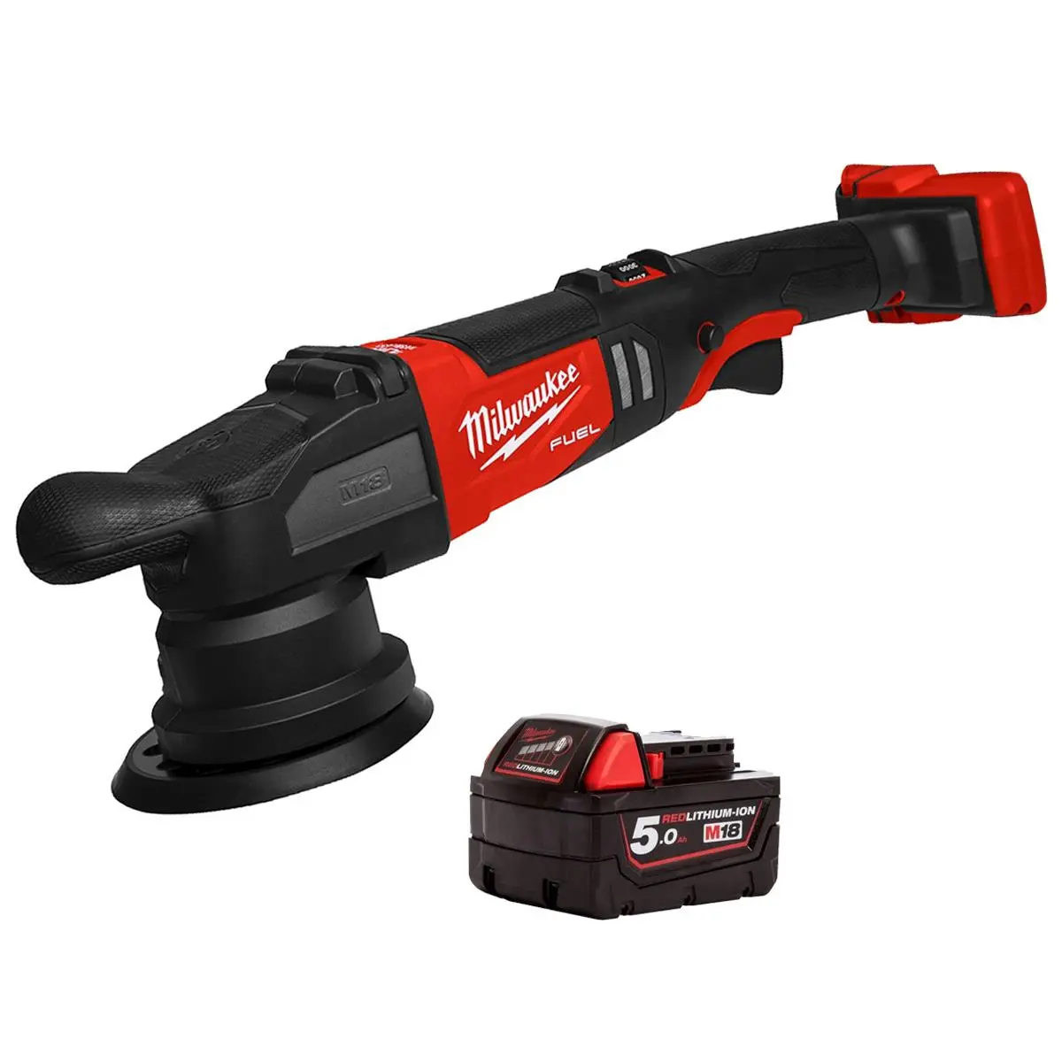 Milwaukee M18frop15-0 18V 125Mm Random Orbital Polisher With 1 X 5.0Ah Battery 1