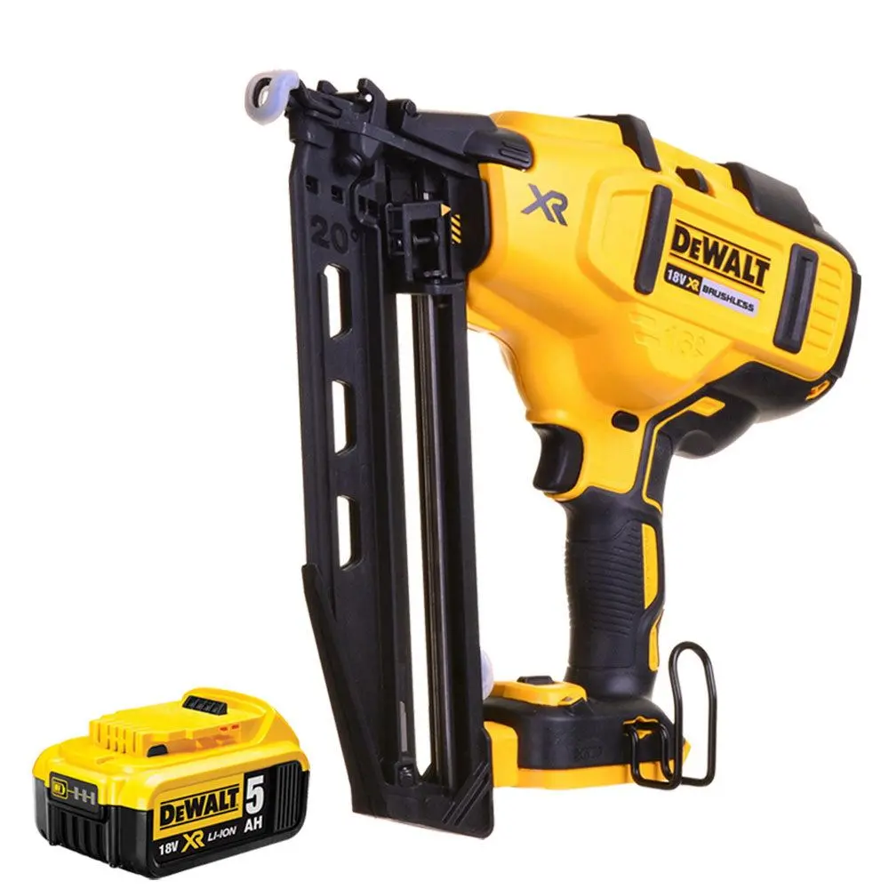 Dewalt Dcn660n 18V Xr Brushless Second Fix Nailer With 1 X 5.0Ah Battery 1