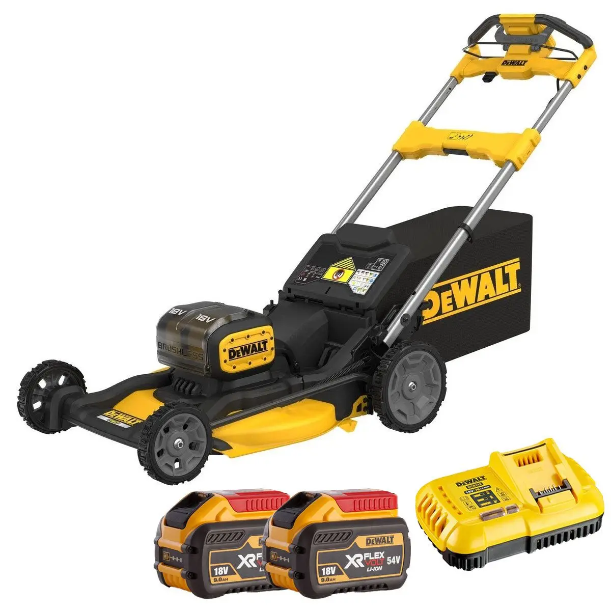 Dewalt Dcmwsp156n-Xj 36V Brushless Self-Propelled Lawn Mower With 2 X 9.0Ah Battery & Charger 1