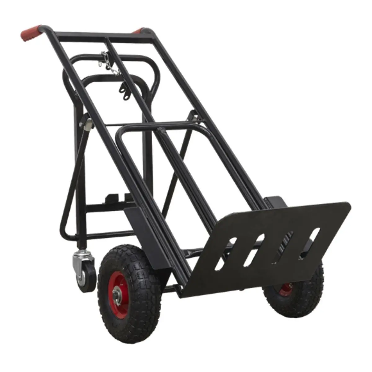 Sealey Cst989hd 300Kg Heavy-Duty 3-In-1 Sack Truck With Pu Tyres 1