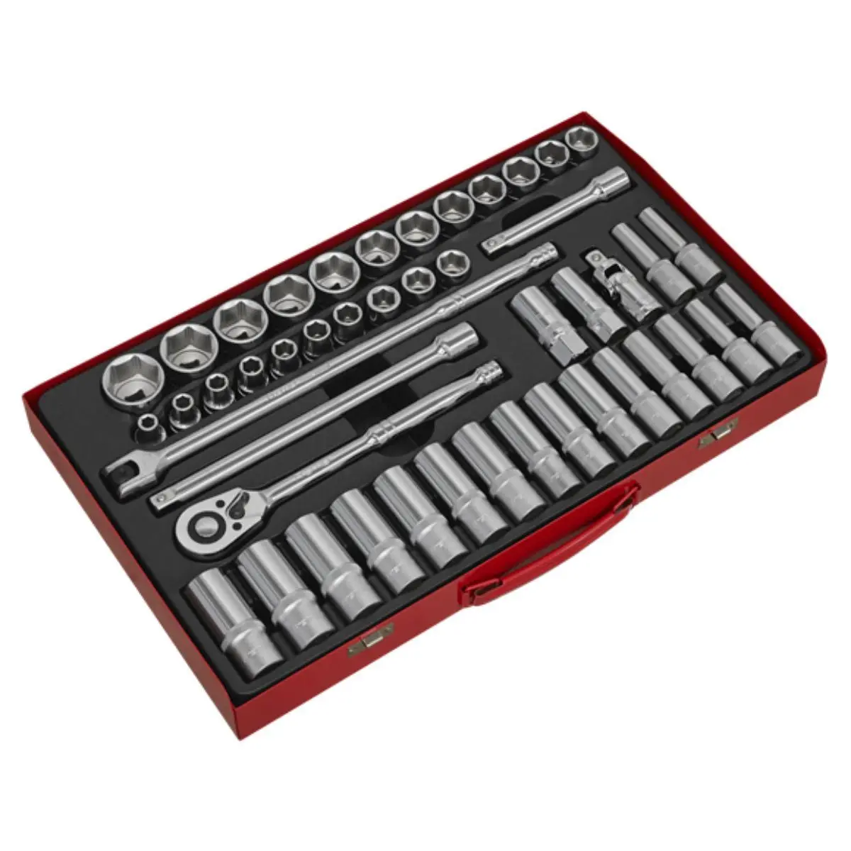 Sealey Ak6941 1/2"Sq Drive Socket 46Pc Set 1