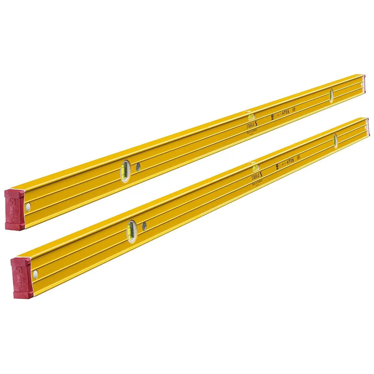 Stabila Stb962180 96-2 183Cm / 72Inch Spirit Level 3 Vial - 15230 Twin Pack 1