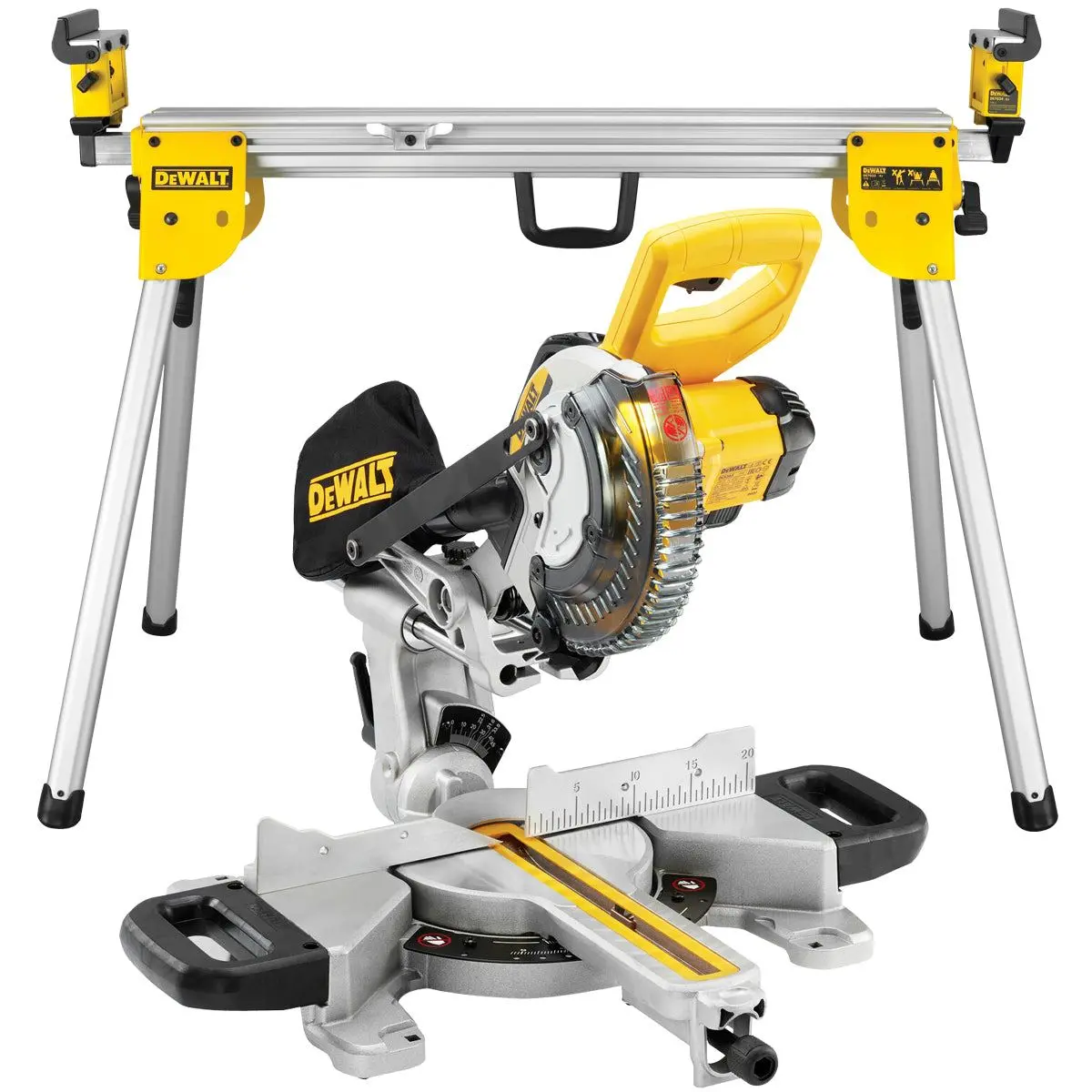Dewalt Dcs365n 18V 184Mm Xps Slide Mitre Saw With Leg Stand 1