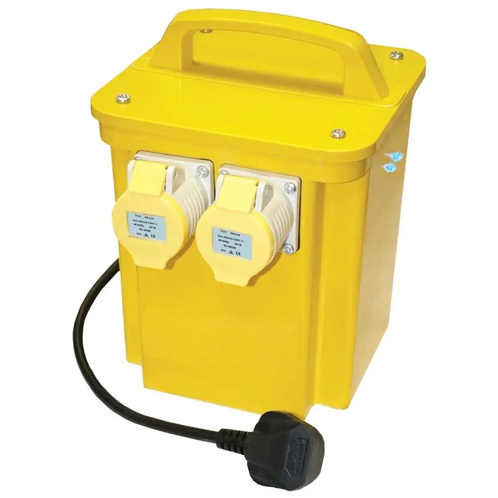Connexion Transformer 1.5M Cable Dual Socket 3.3Kva 13A Plug 110V - 10961 1