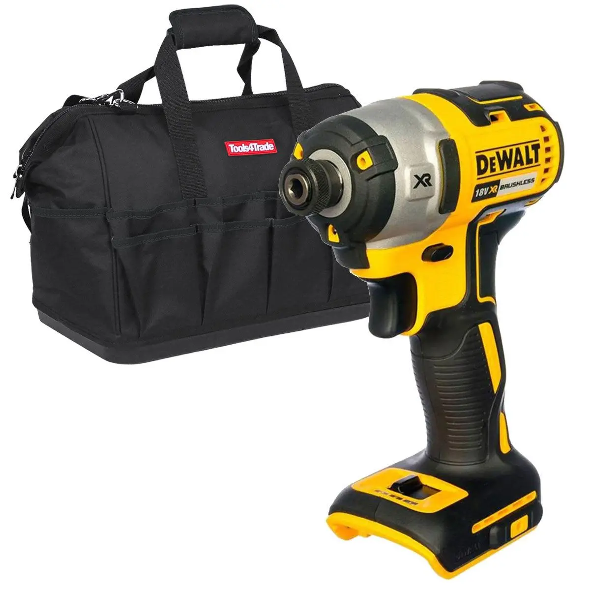 Dewalt Dcf887n 18V Xr Cordless 3 Speed Brushless Impact Driver With Bag 1