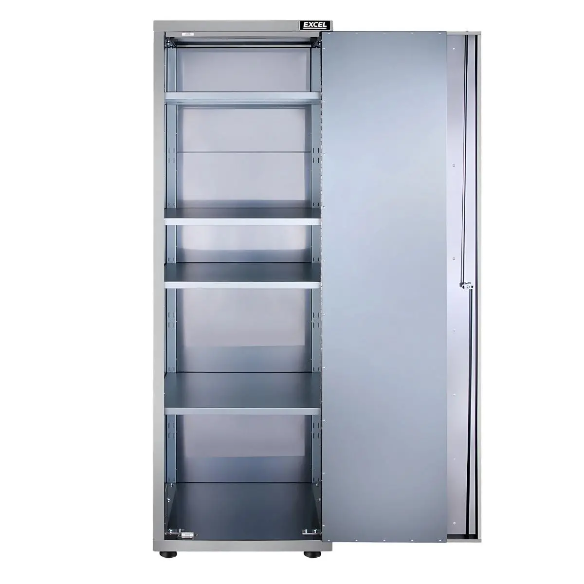 Excel 24" Stainless Steel Tall Cabinet Heavy Duty Vertical Storage 1