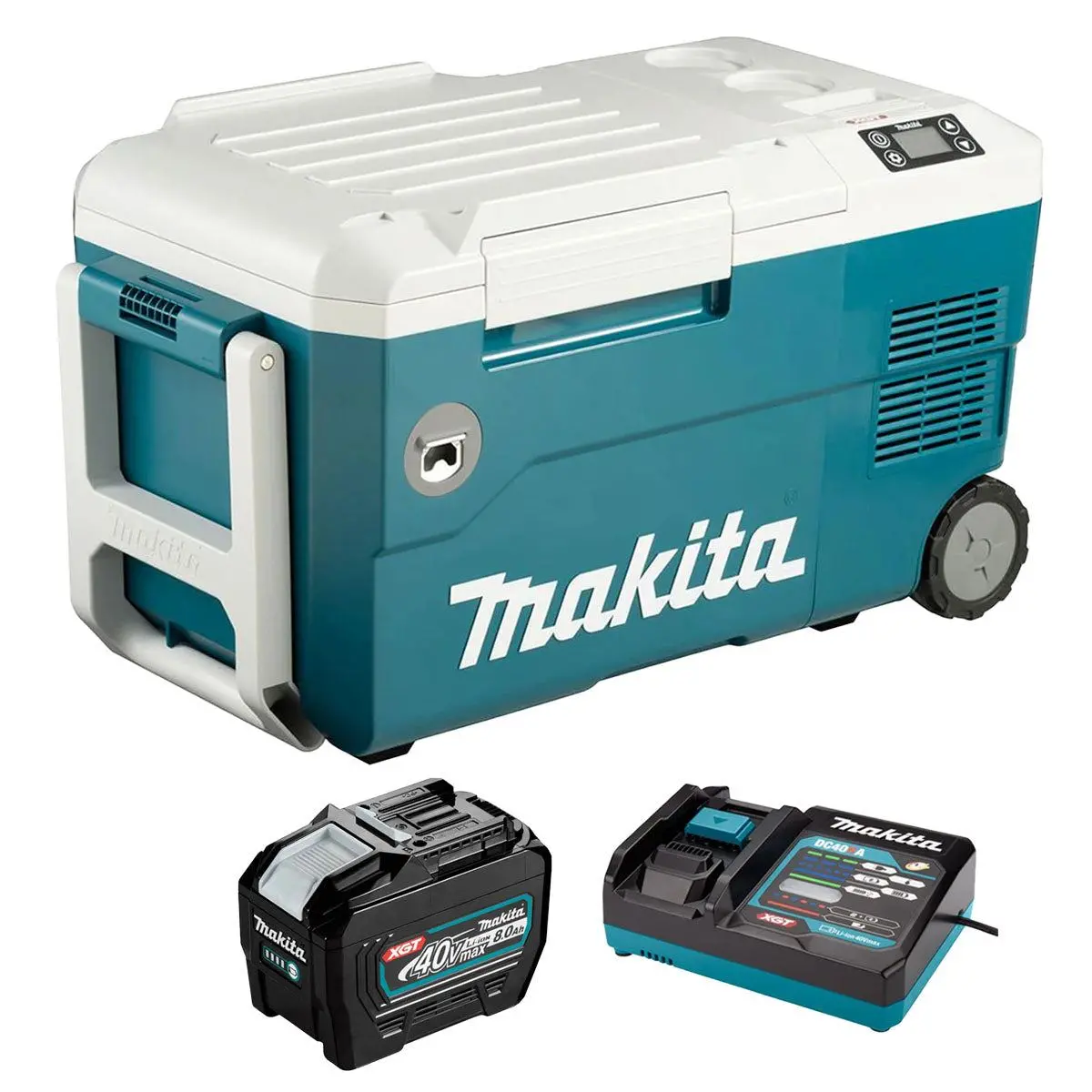 Makita Cw001gz 40Vmax Xgt Cordless Cooler And Warmer Box With 1 X 8.0Ah Battery & Charger 1