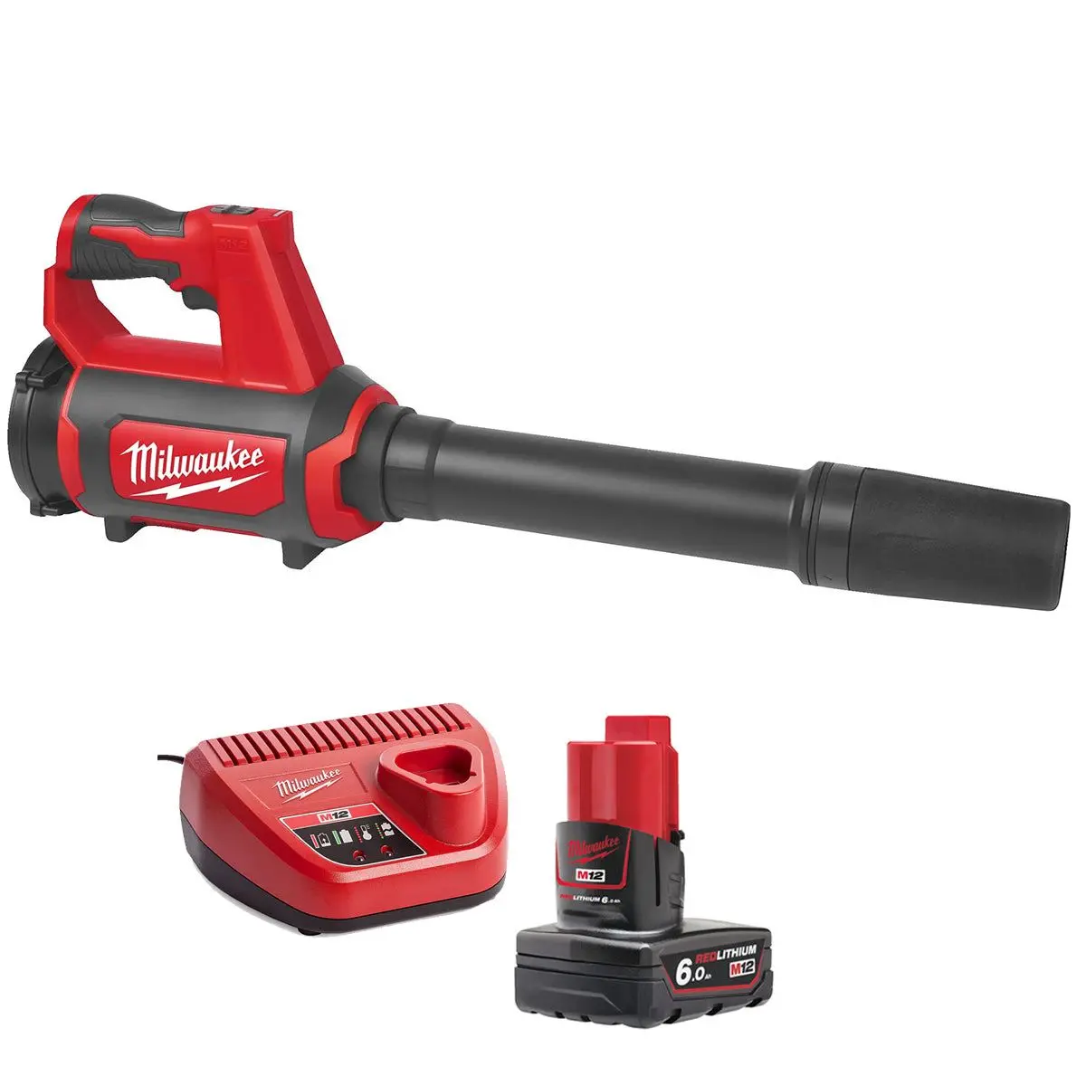Milwaukee M12bbl-0 12V Blower With 1 X 6.0Ah Battery & Charger 1