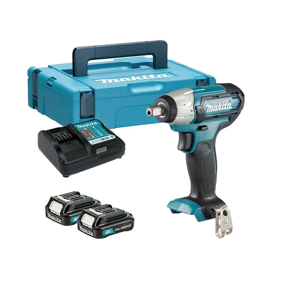 Makita Tw141dwae 12V Max Cxt Impact Wrench With 2 X 2.0Ah Batteries, Charger & Carrying Case 1