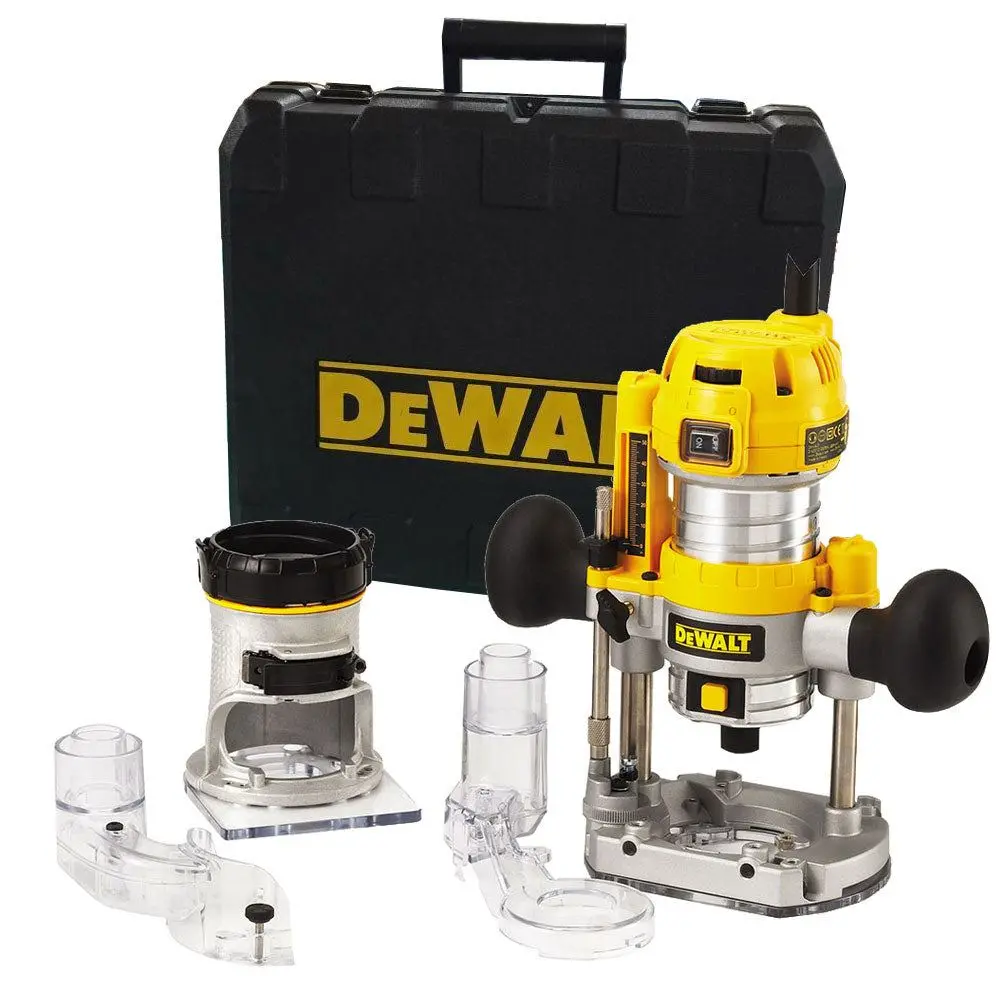 Dewalt D26204k Combination Plunge & Fixed Base 1/4" Router 240V/900W 1