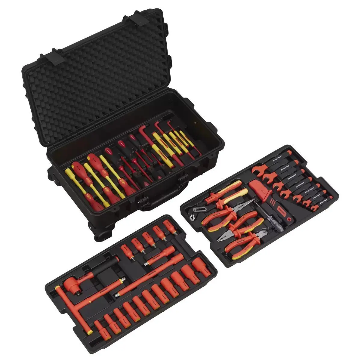 Sealey Ak7938 1000V Insulated Tool Kit 3/8"Sq Drive 50Pc 1