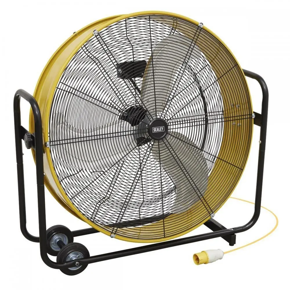 Sealey Hvd30110v 30" High Velocity Drum Fan 110V/115.8W 1