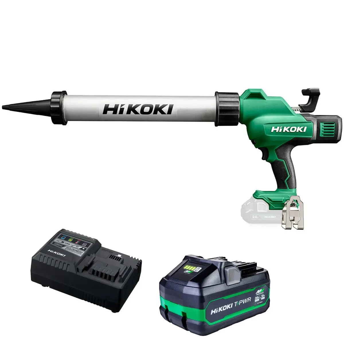 Hikoki Ac18daw5z 18V 600Ml Caulking Gun With 1 X 8.0Ah Battery & Charger 1