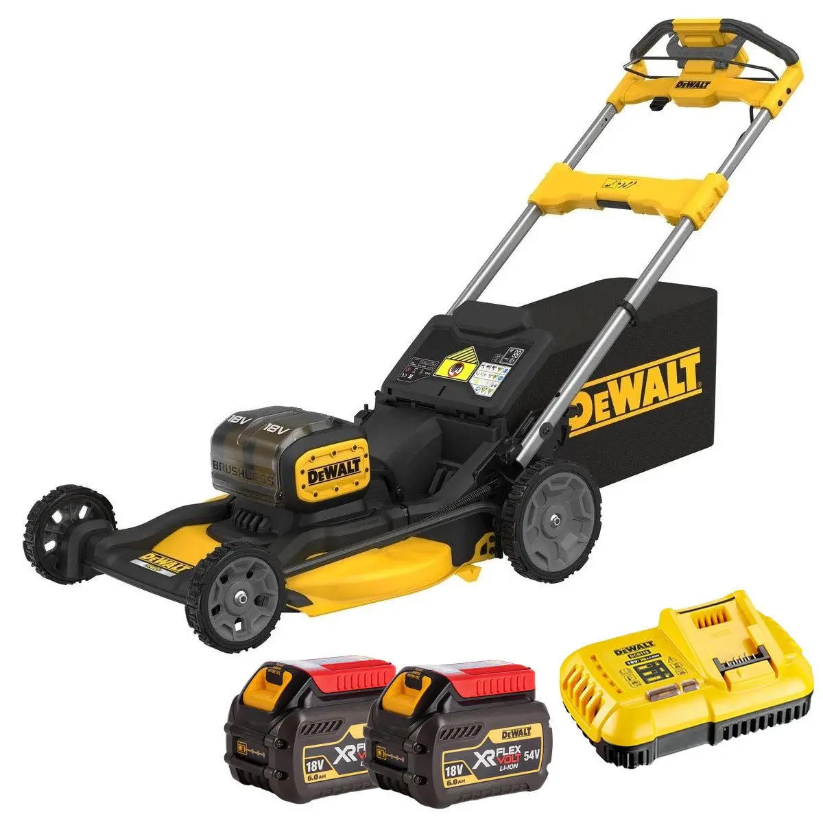 Dewalt Dcmwsp156n-Xj 36V Brushless Self-Propelled Lawn Mower With 2 X 6.0Ah Battery & Charger 1