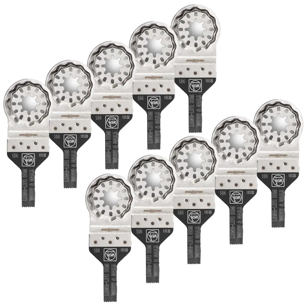 Fein 10Mm Starlock E-Cut Long-Life Bim Saw Blade 63502184240 Pack Of 10 1