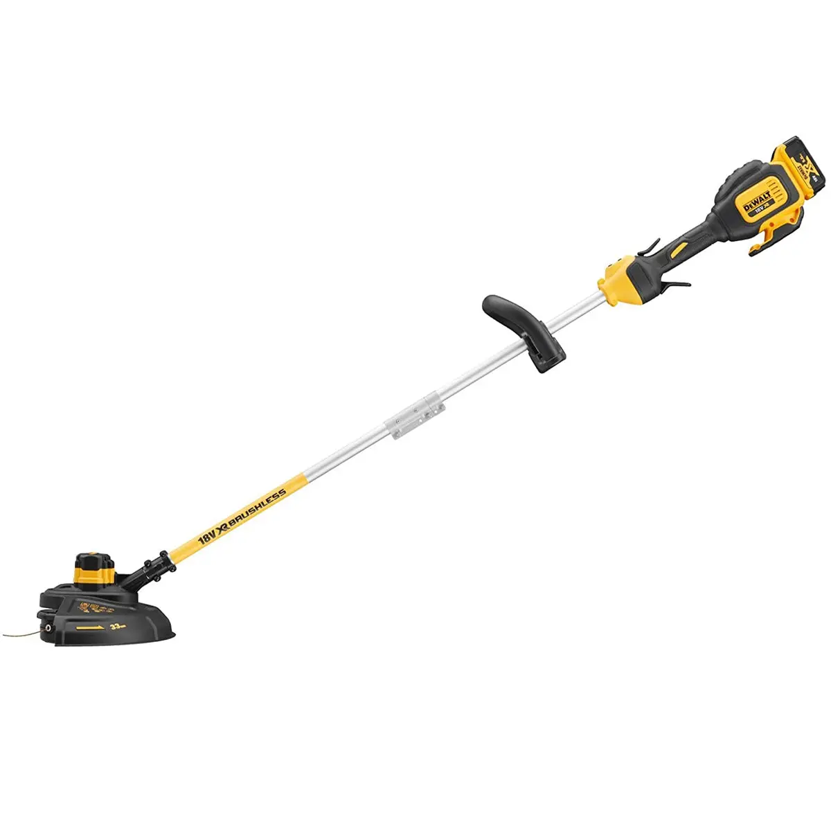 Dewalt Dcmst561p1 18V Brushless String Trimmer With 1 X 5.0Ah Battery & Charger 2