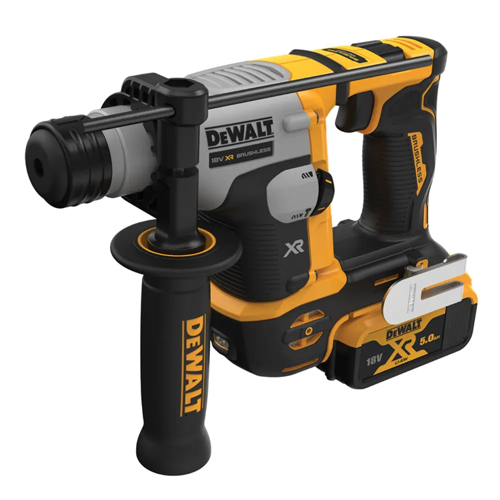 Dewalt Dch172p2 18V Xr Sds Plus Rotary Hammer With 2 X 5.0Ah Batteries Charger & Carry Case 2
