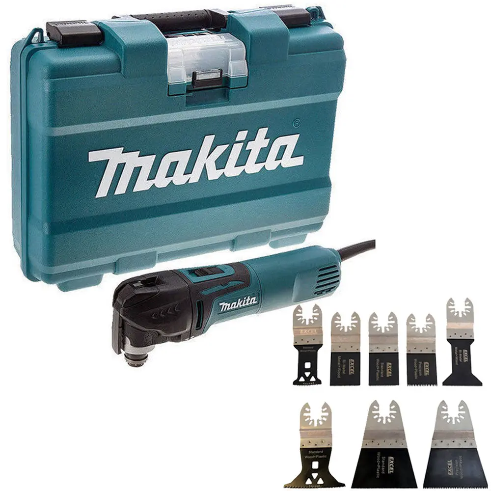 Makita Tm3010ck 110V Oscillating Multi-Tool 320W With 8 Piece Accessories Set 1