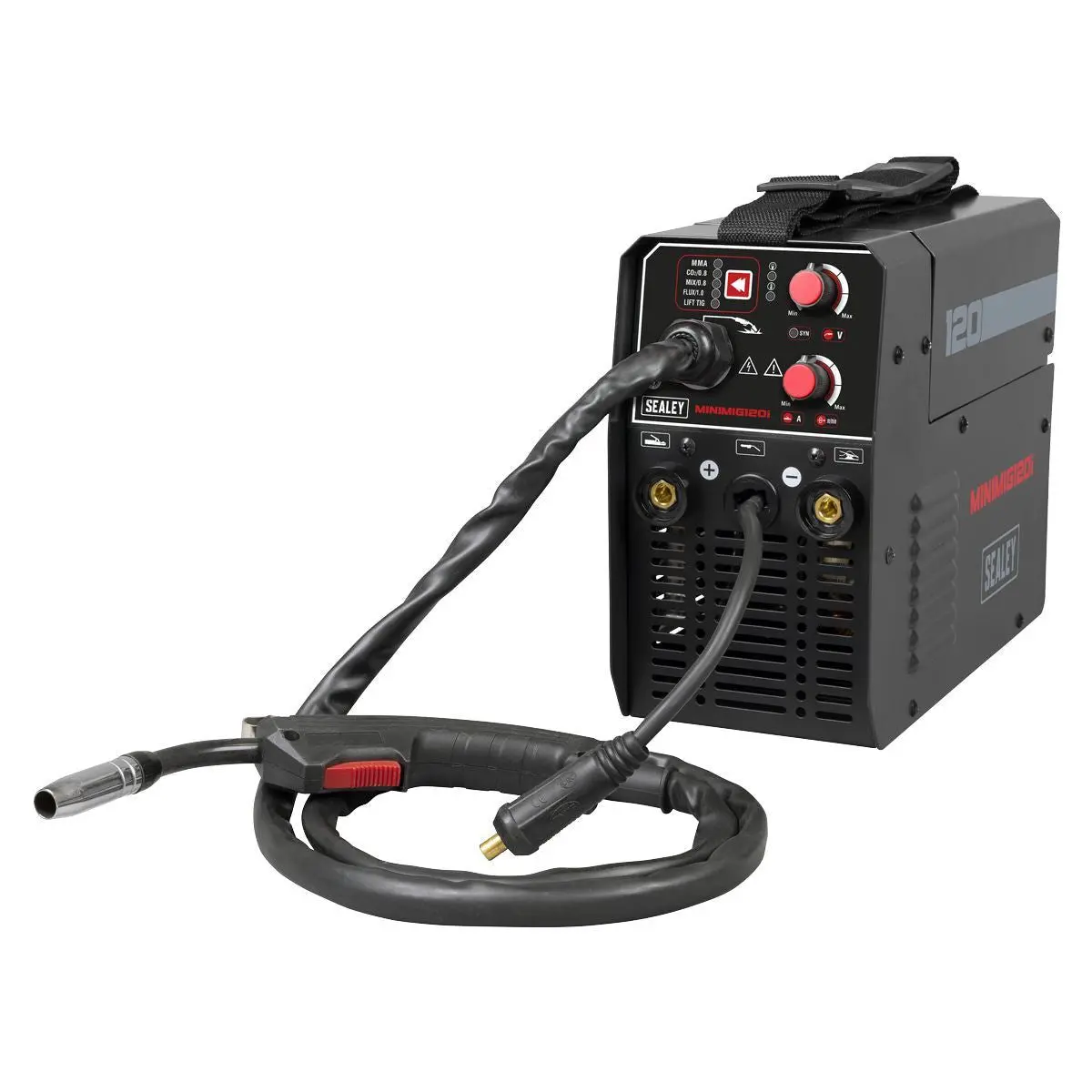 Sealey Minimig120i Mig/Tig & Mma Arc/Stick Inverter Welder 120A/230V 2