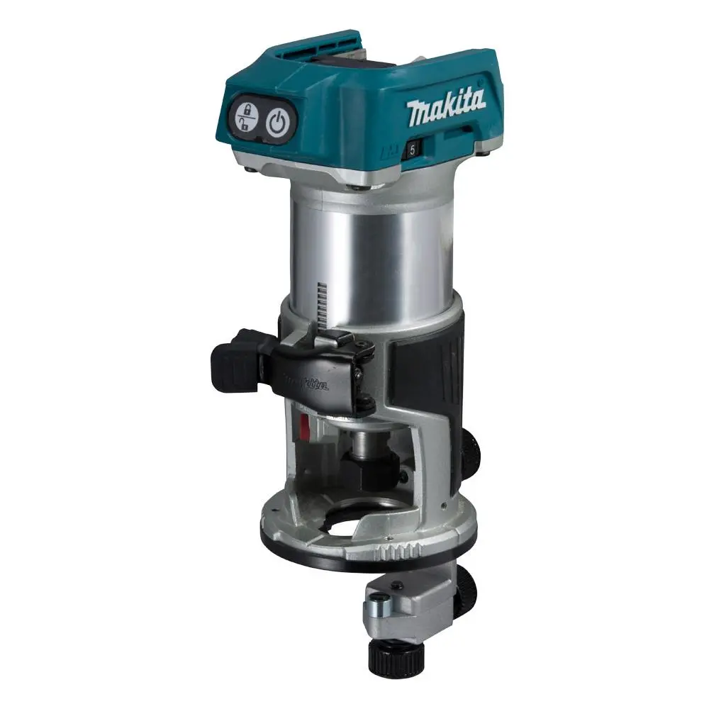 Makita Drt50zx4 18V Lxt Li-Ion Brushless Router Trimmer With Trimmer Guide 2