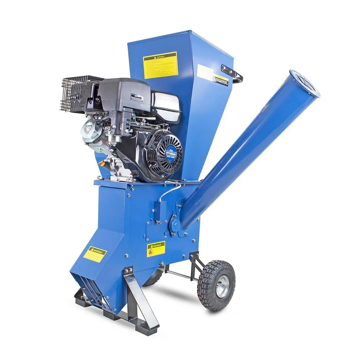 Hyundai Hych1400 420Cc Petrol Garden Wood Chipper Shredder Mulcher 1
