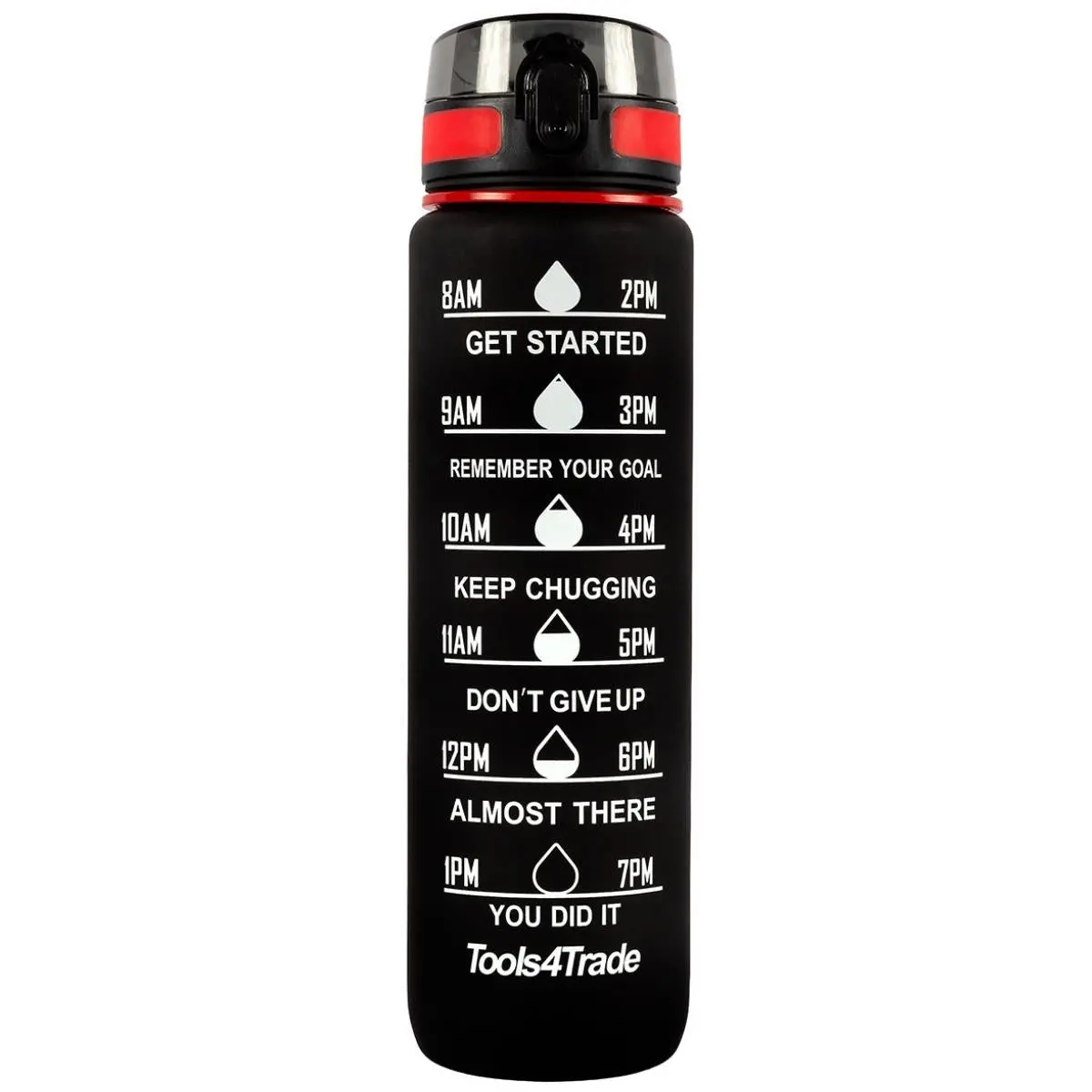 Tools4trade Water Bottle - Black (1 Litre) 1